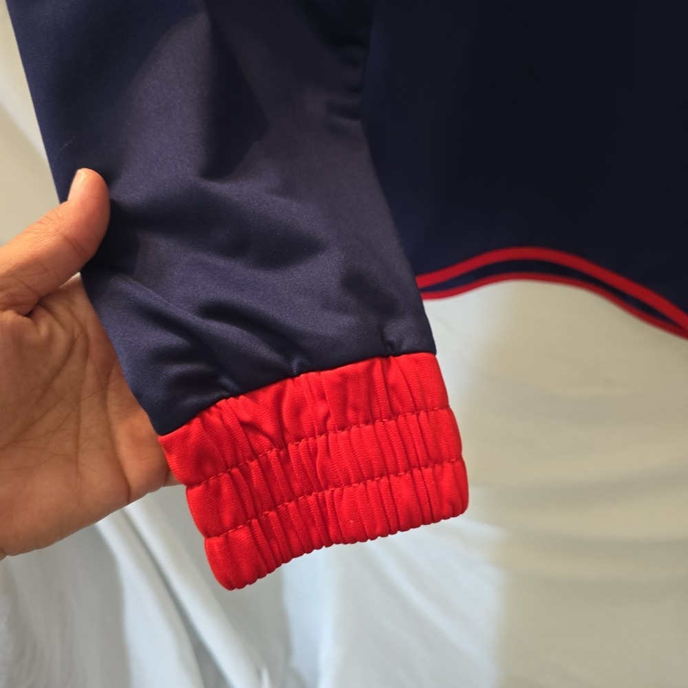 HS U.S. Triestina Long Sleeve Soccer Training Jersey Navy Red White Athletic XL - Picture 4 of 14